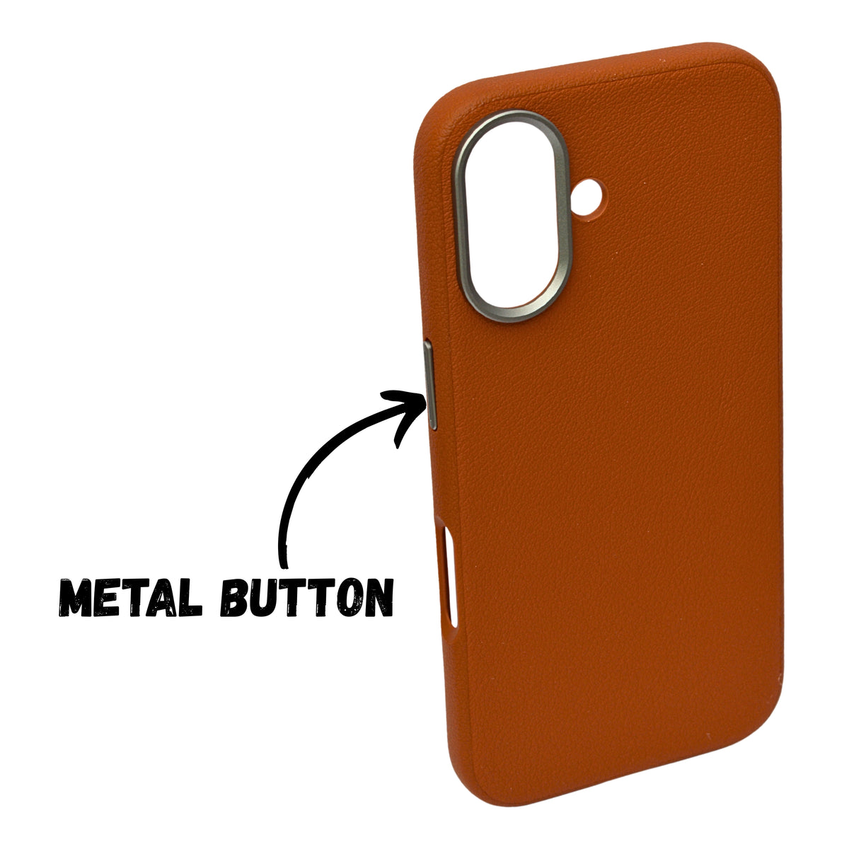 Classic Leather Texture Protective Phone Case For iPhone 16