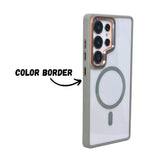 Crystal Clear MagSafe Protective Phone Case for Samsung S25 Ultra