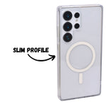 Transparent Magsafe Compatible Phone Case for Samsung S25 Ultra