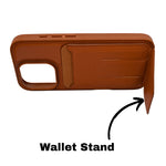 Card Wallet Case Durable Built-in Stand Cover For iPhone 16 Pro