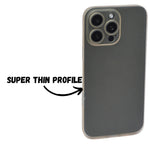 Frosted Matte Finish Transparent Phone Case for iPhone 16 Pro