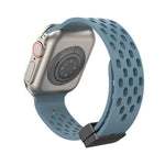 Magnetic Clasp Adjustable Silicone iWatch Band for 49mm (Ultra 2/Ultra), 45mm, 44mm, 42mm – Compatible with Series 10/9/8/7/6/5/4/3/2/1/SE
