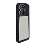 Heavy Duty Shockproof Bumper with Clear Panel Phone Case for iPhone 13 Pro