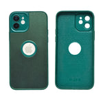Matte Finish with Logo Cutout Phone Case for iPhone 12 / 12 Pro