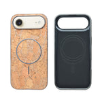 Cork Texture Printed MagSafe Compatible Phone Case for iPhone 17 Air