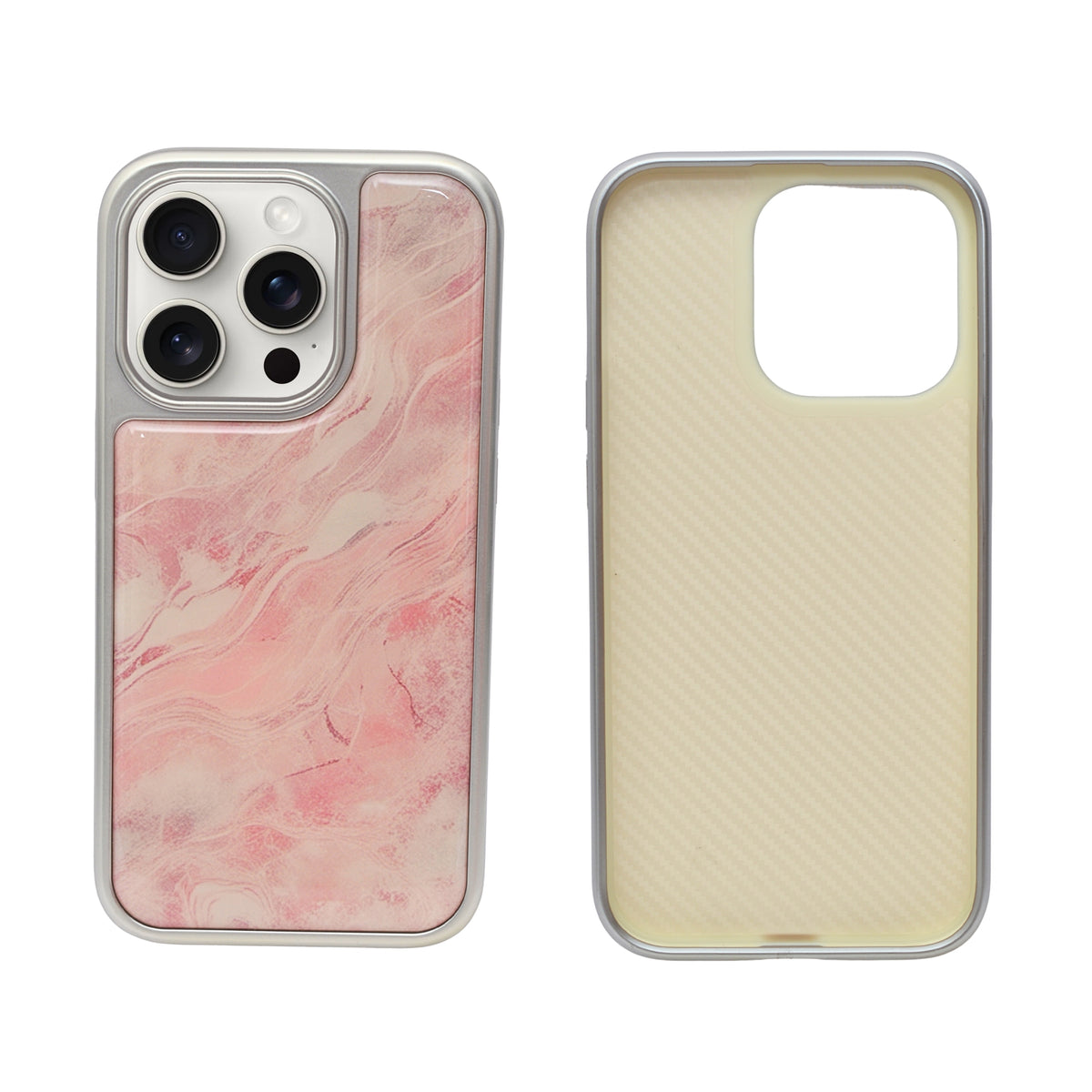 Blossom Blush Marble Mystic Mood Phone Case for iPhone 14 Pro