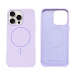 Soft Silicone with MagSafe Ring Phone Case for iPhone 15 Pro