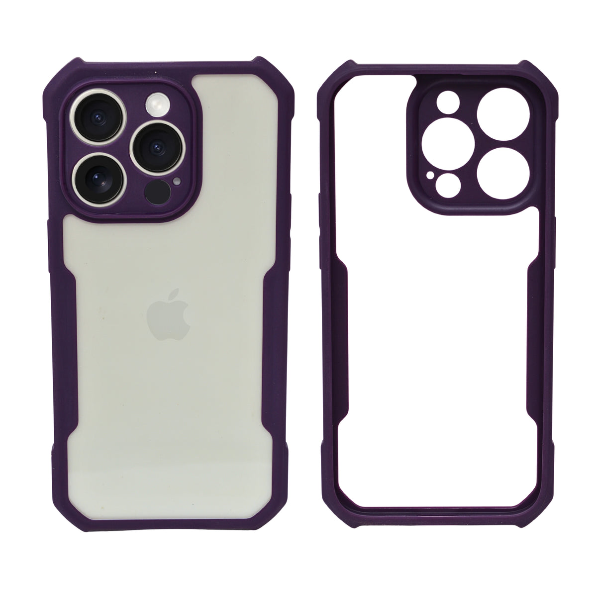 Minimalist Transparent Bumper Phone Case for iPhone 14 Pro Max