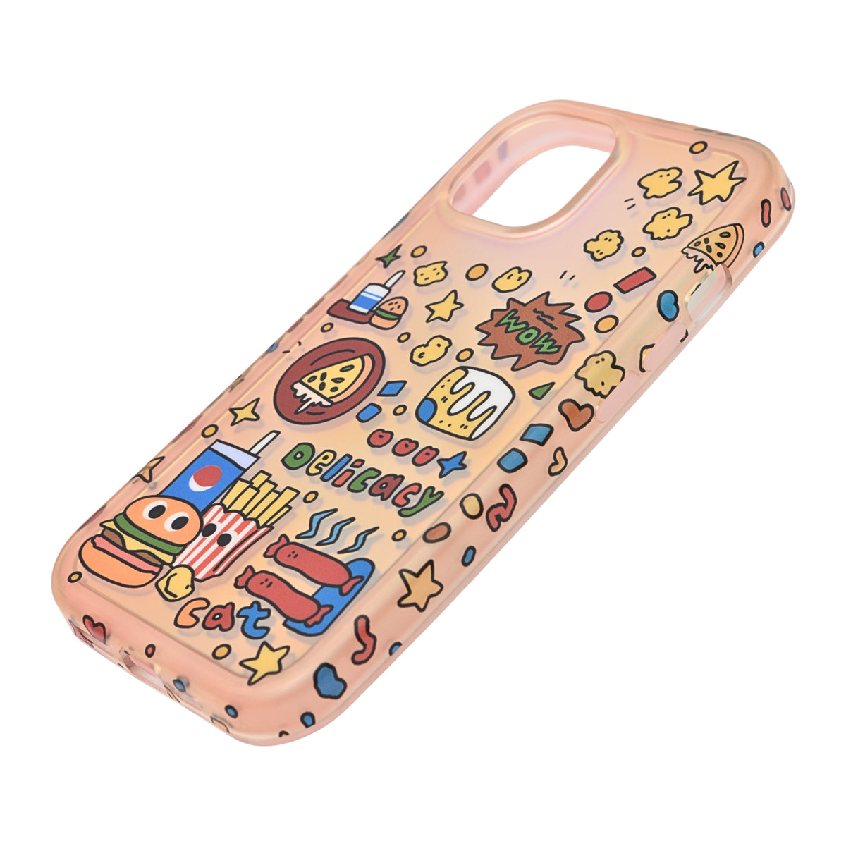 Happy Meal "Wow Delicacy" Doodle Phone Case for iPhone 15