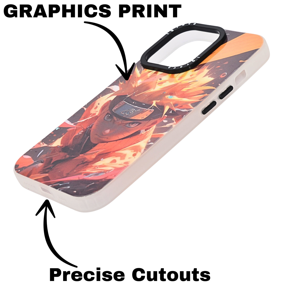 Anime Print Vibrant Character Design Phone Case for iPhone 14 Pro