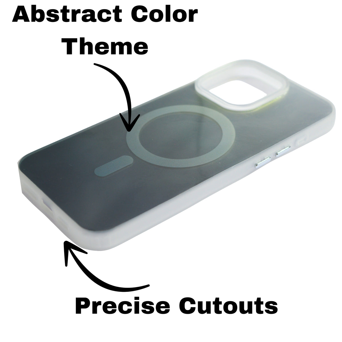 Iridescent MagSafe Compatible Gradient Phone Case For iPhone 15 Pro Max