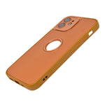 Matte Finish with Logo Cutout Phone Case for iPhone 12 / 12 Pro