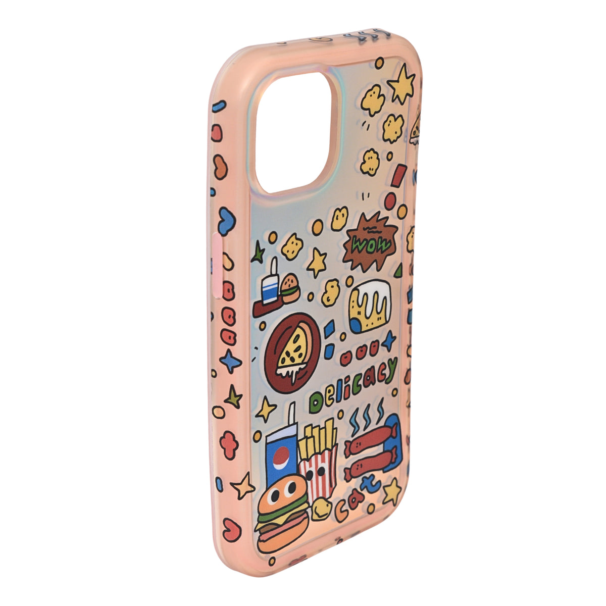 Happy Meal "Wow Delicacy" Doodle Phone Case for iPhone 15