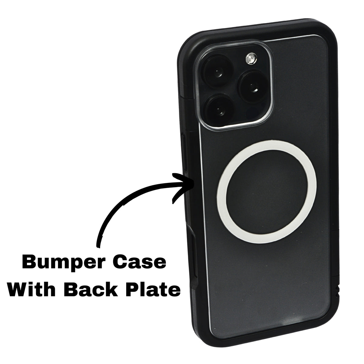 Dual Color Edge Matte Transparent MagSafe Phone Case for iPhone 16 Pro Max