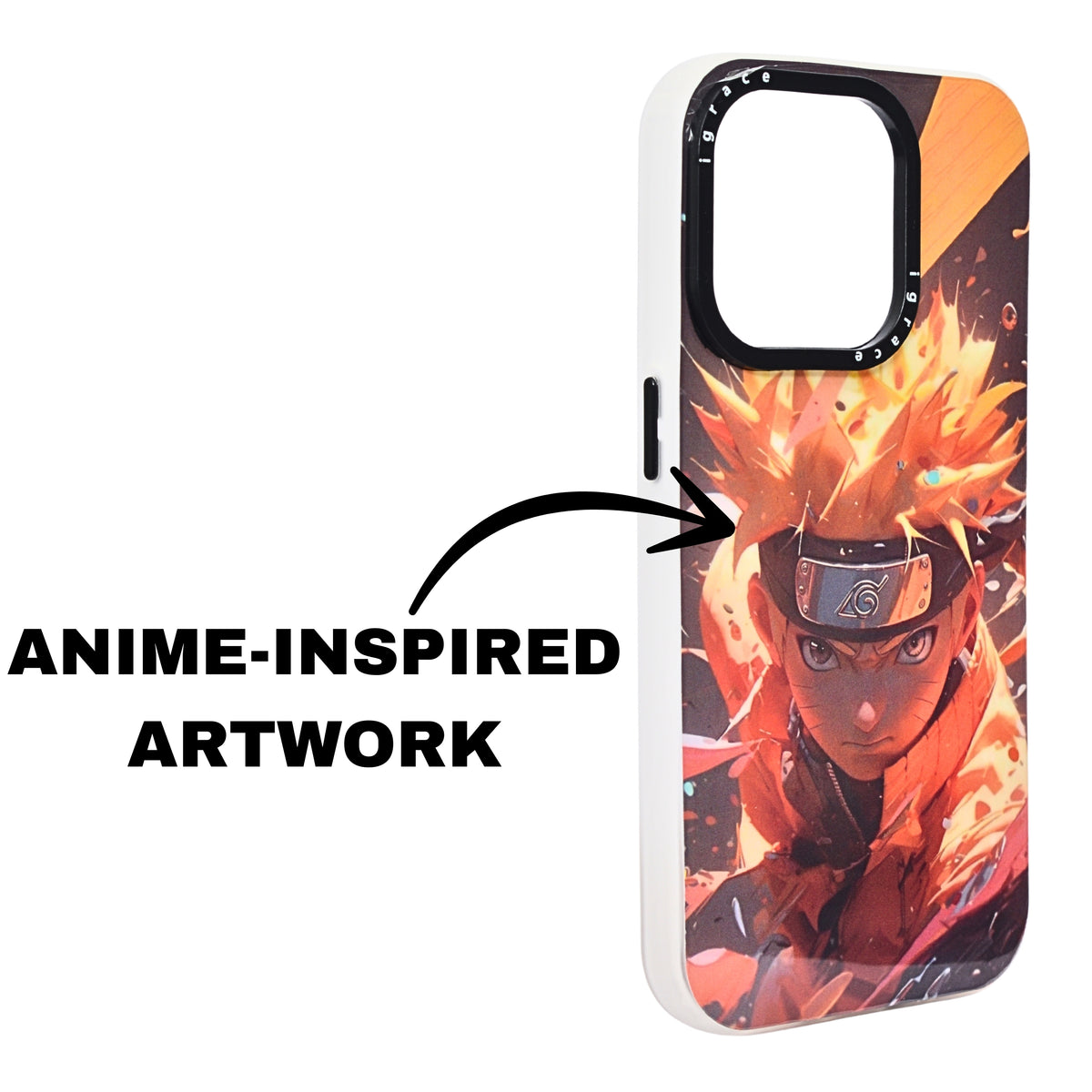 Anime Print Vibrant Character Design Phone Case for iPhone 14 Pro