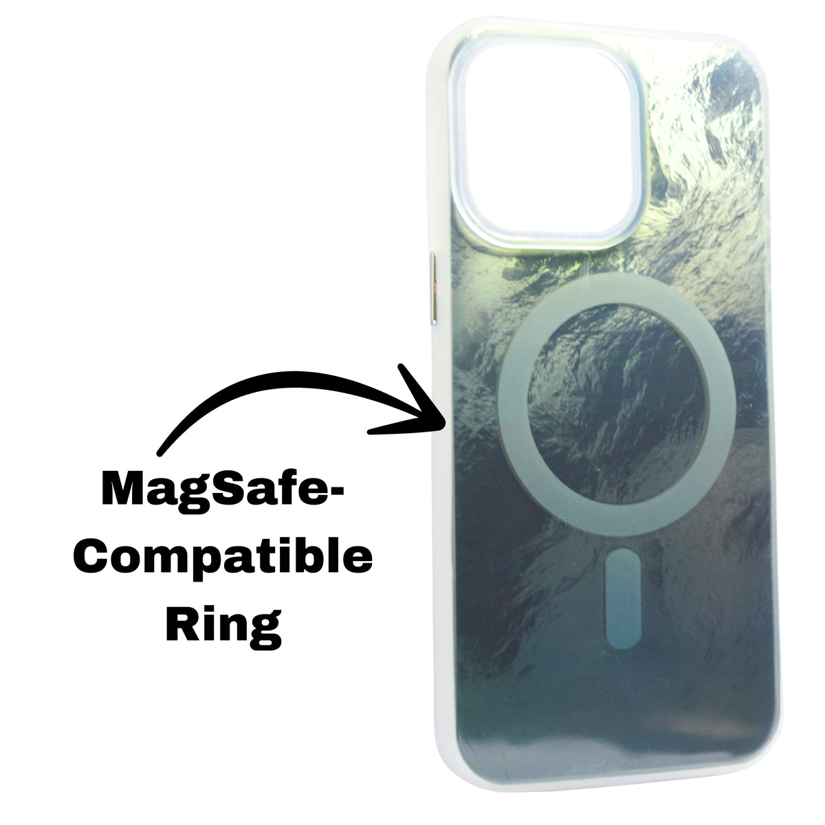 Iridescent MagSafe Compatible Gradient Phone Case For iPhone 15 Pro Max