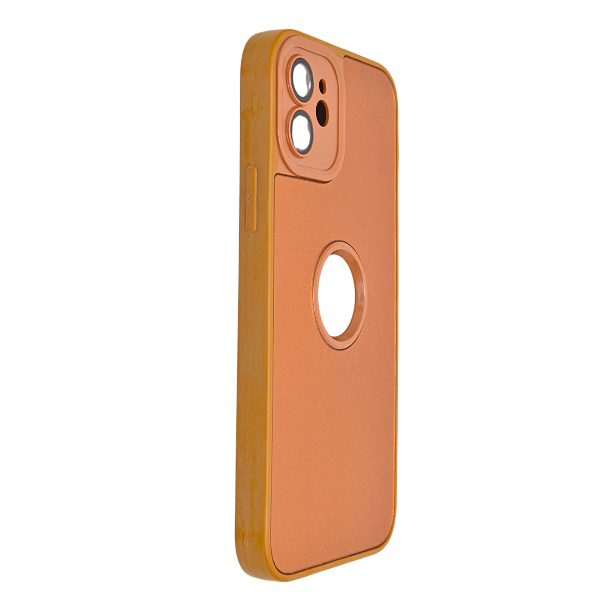 Matte Finish with Logo Cutout Phone Case for iPhone 12 / 12 Pro