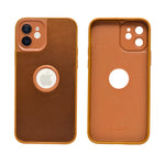 Matte Finish with Logo Cutout Phone Case for iPhone 12 / 12 Pro