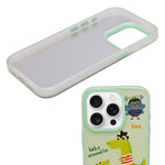 Stylish Cute Cartoon Cool Soft Animal Characters Cover For iPhone 15 Pro