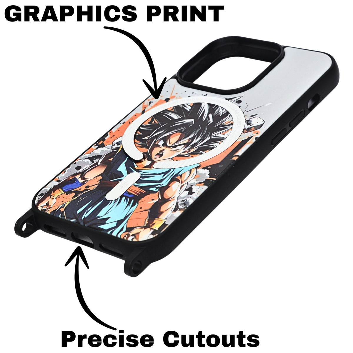 Anime Print Vibrant Character Design Phone Case for iPhone 14 Pro