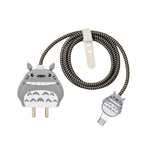 Anime Character Totoro Design Charger Case & Cable Protector for Apple 18W/20W Adapter
