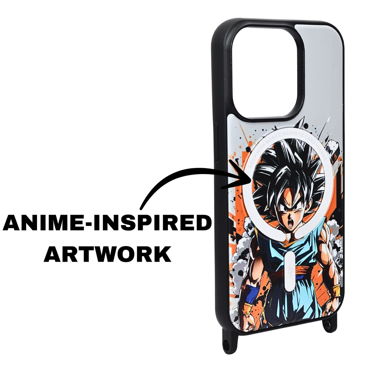 Anime Print Vibrant Character Design Phone Case for iPhone 14 Pro