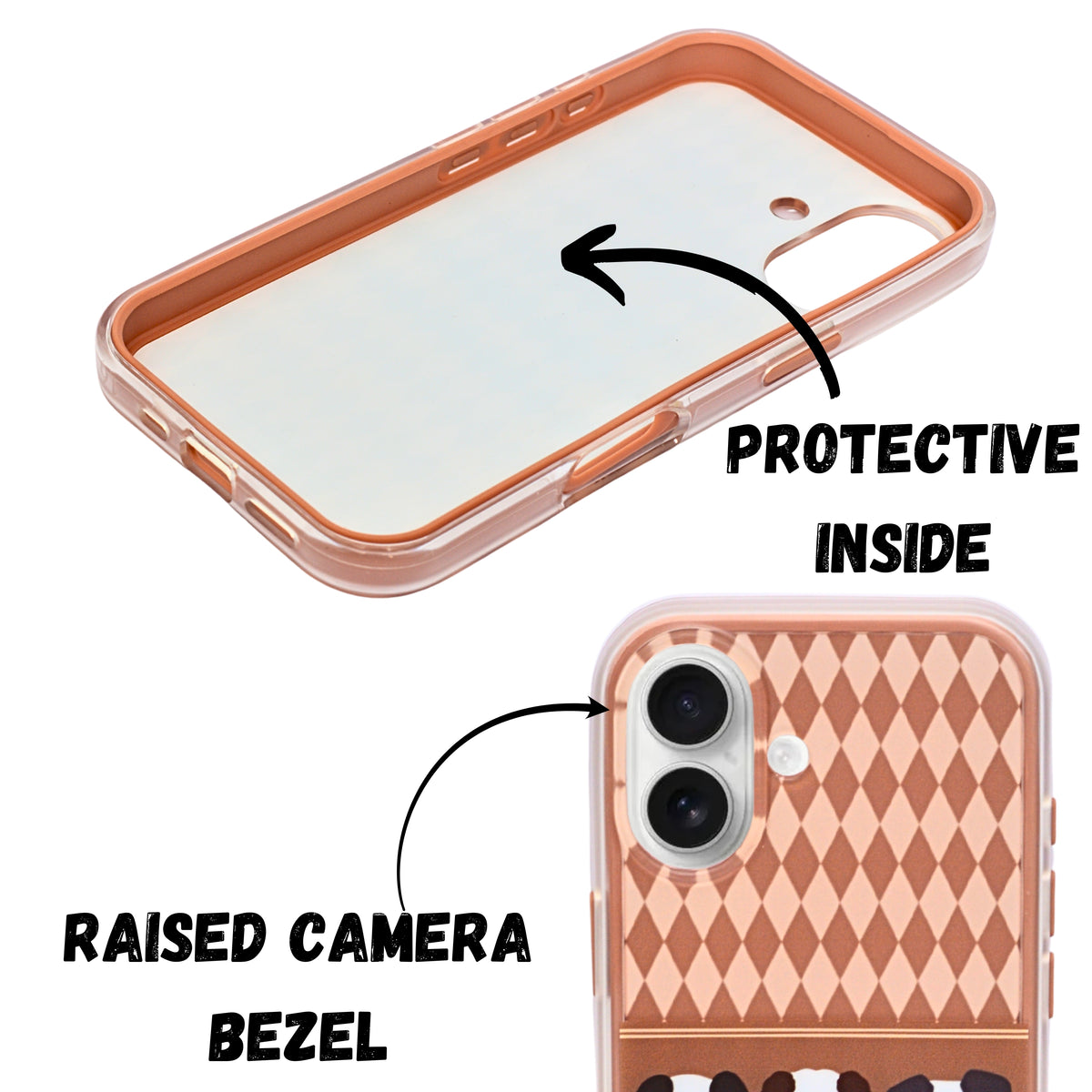 Cute Puppy Pattern Soft Protective Phone Case for iPhone 16