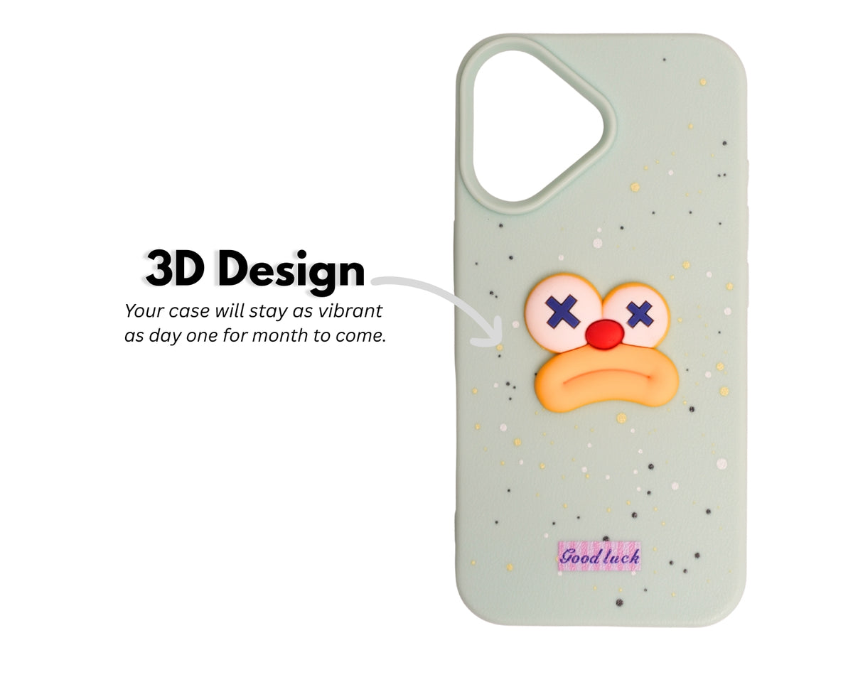 Cute 3D Emoji Phone CaseFor iPhone 16