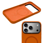 Silicone Matte Finish MagSafe Compatible Phone Case for iPhone 17 Pro