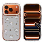 Cute Transparent Wavy Edge Phone Case for iPhone 17 Pro