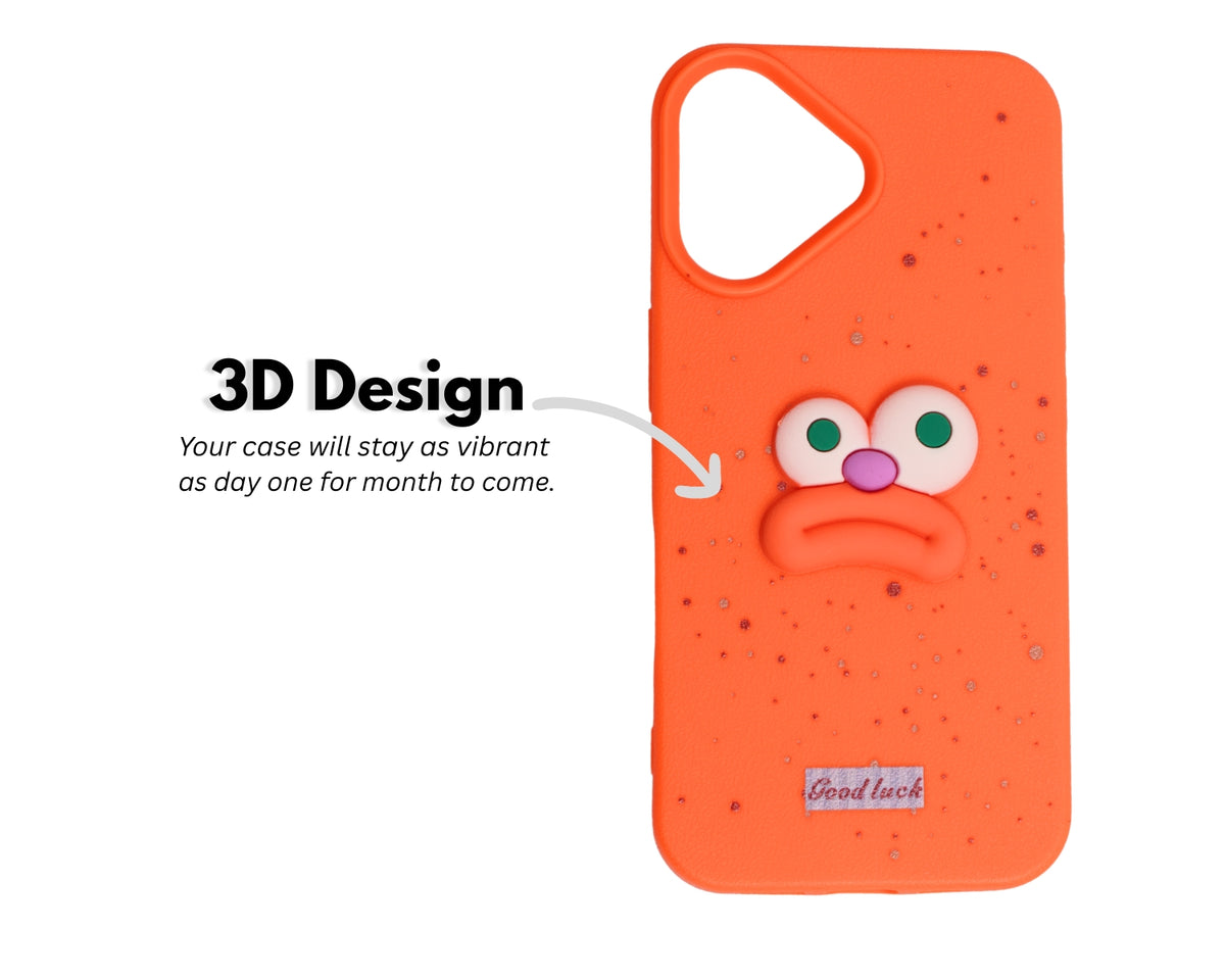 Cute 3D Emoji Phone CaseFor iPhone 16