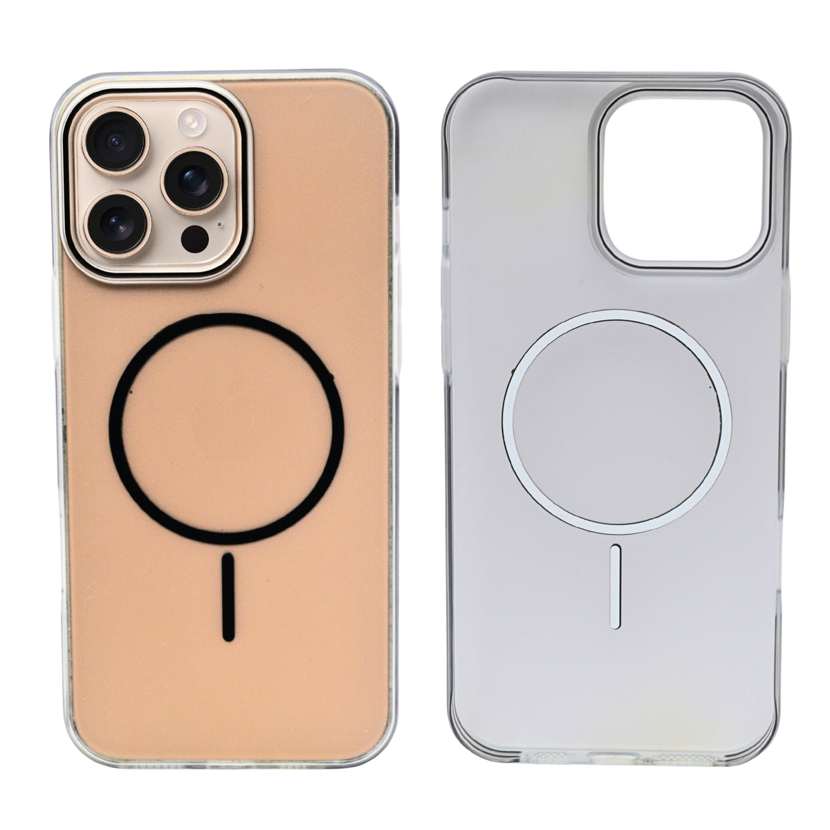 Crystal Clear Shockproof MagSafe Phone Case for iPhone 16 Pro