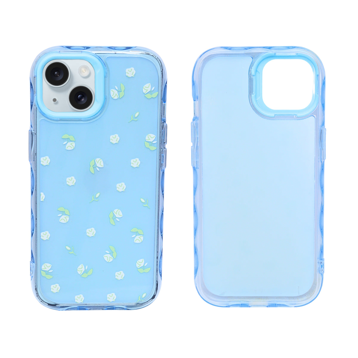 Cute Transparent Wavy Edge Phone Case for iPhone 13/ 14