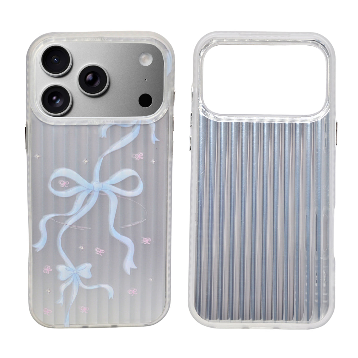 Aesthetic Bow & Floral Phone Case for iPhone 17 Pro