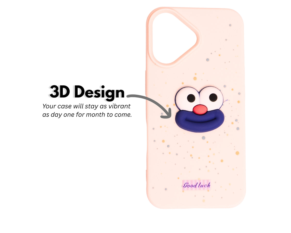 Cute 3D Emoji Phone CaseFor iPhone 16