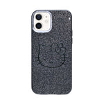Glitter Sparkle Kitty Phone Case for iPhone 12/12 Pro