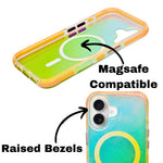 Glitter Gradient MagSafe Compatible Phone Case for iPhone 16
