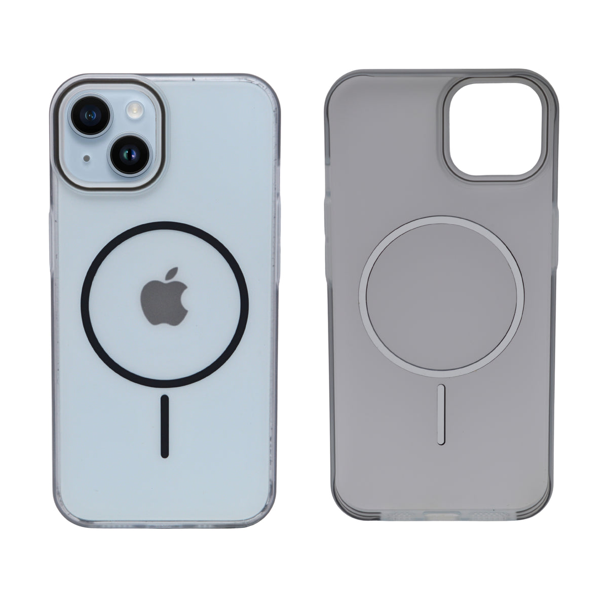 Crystal Clear Shockproof MagSafe Phone Case for iPhone 15