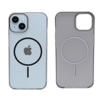 Crystal Clear Shockproof MagSafe Phone Case for iPhone 15