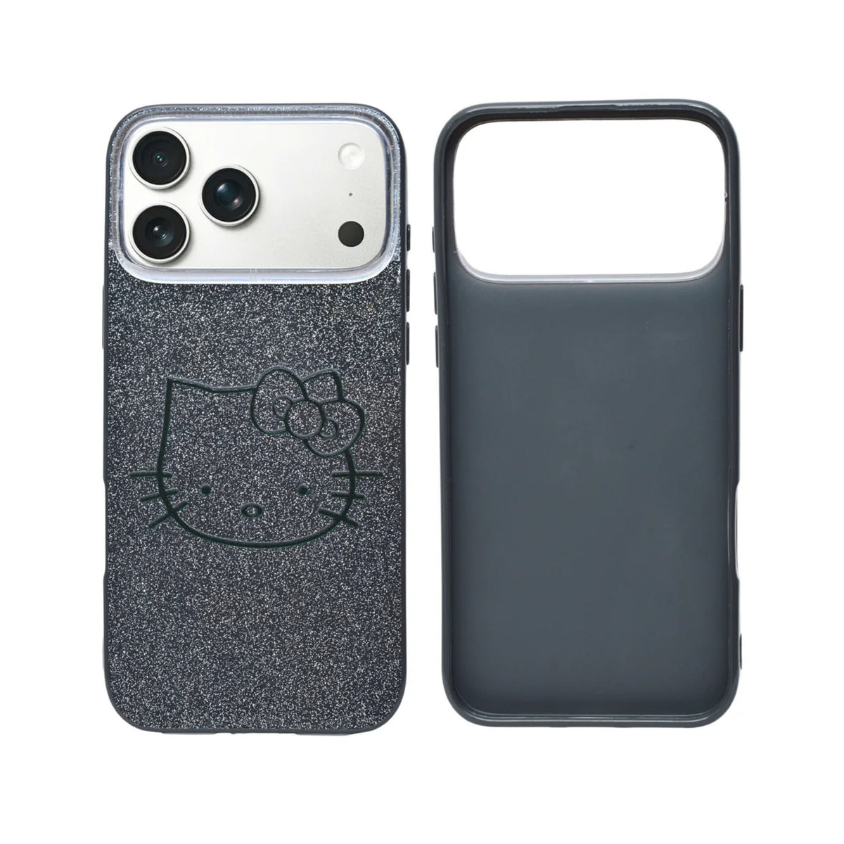 Glitter Sparkle Kitty Phone Case for iPhone 17 Pro Max