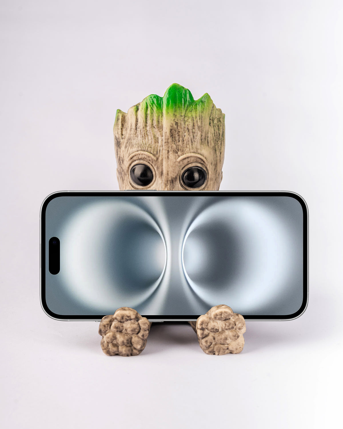 Cute Alien Planter - Desk Buddy Mobile Stand