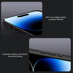 Carbon Texture with Sliding Camera Protector Phone Case for iPhone 16 Plus