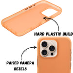 Matte Transparent Frosted with Side Border Phone Case For iPhone 16 Pro
