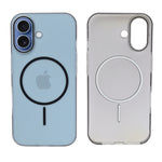Crystal Clear Shockproof MagSafe Phone Case for iPhone 17