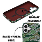 Camouflage Pixel Pattern Phone Case for iPhone 16