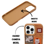 Cute Puppy Cartoon Design Protective Phone Case for iPhone 16 Pro