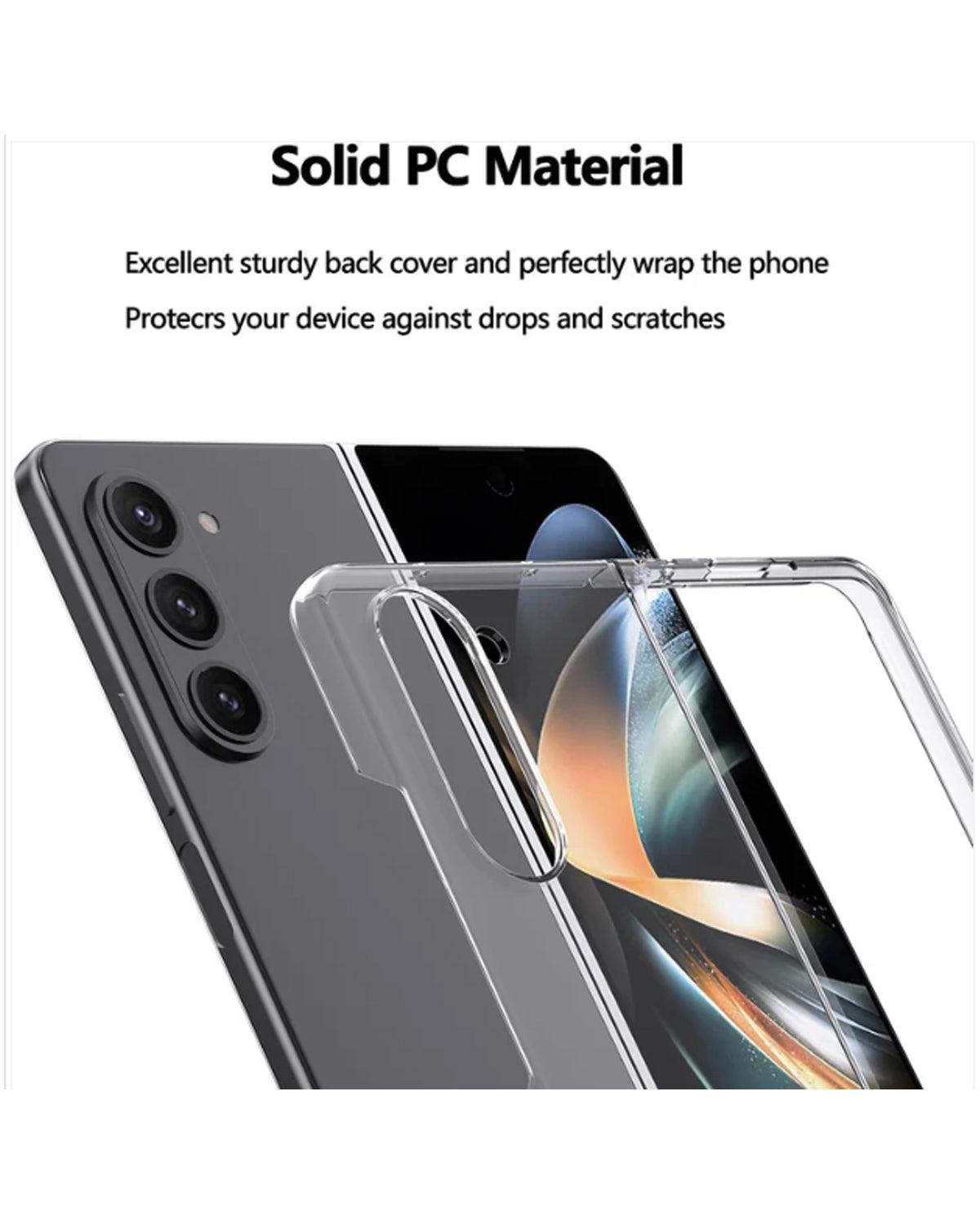 Ultra-Clear Anti-Yellow Durable & Sleek Protection Slim Hard Case for Samsung Fold Series