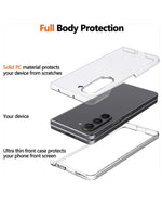 Ultra-Clear Anti-Yellow Durable & Sleek Protection Slim Hard Case for Samsung Fold Series