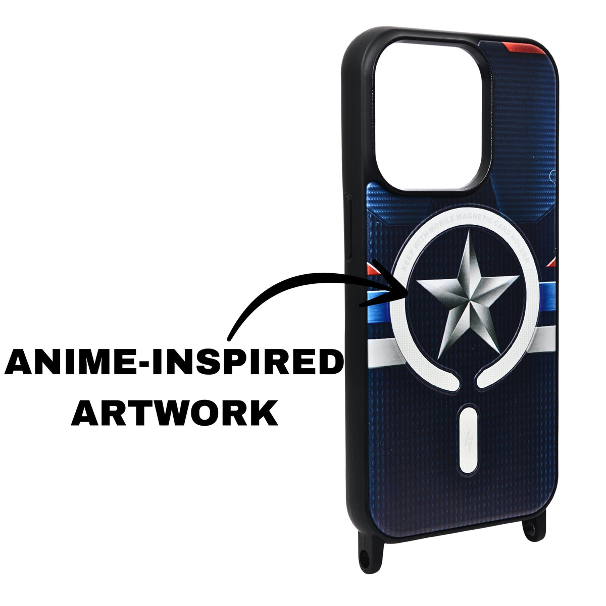 Anime Print Vibrant Character Design Phone Case for iPhone 14 Pro