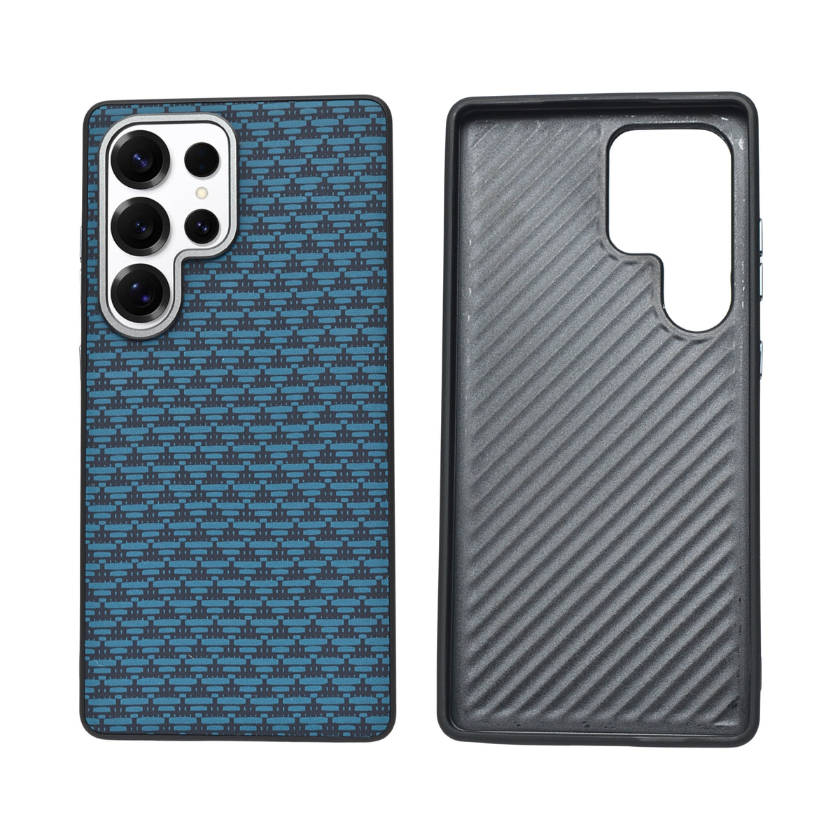 Carbon Weave Pattern Phone Case for Samsung Galaxy S25 Ultra